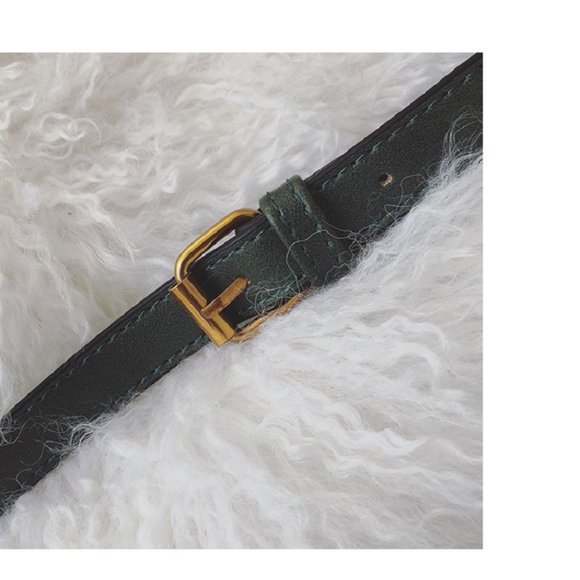 Black Leather Circle Bag - Crossbody Small Leather Bag - Round Shoulder Bag - Picture 9 of 9